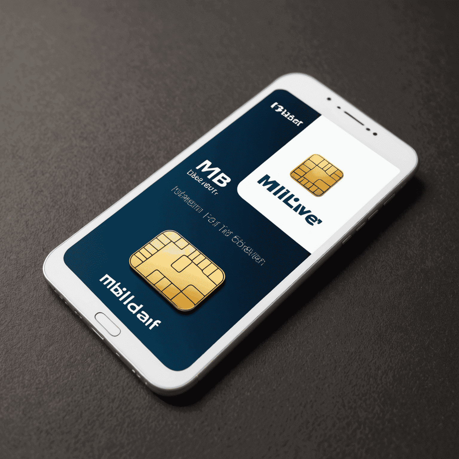 Mbilvedarf.com logo featuring a stylized SIM card and mobile device