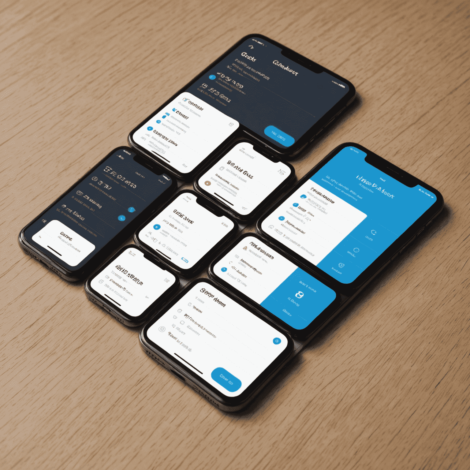 Various mobile plans displayed side by side for easy comparison, showing different data allowances, call minutes, and prices