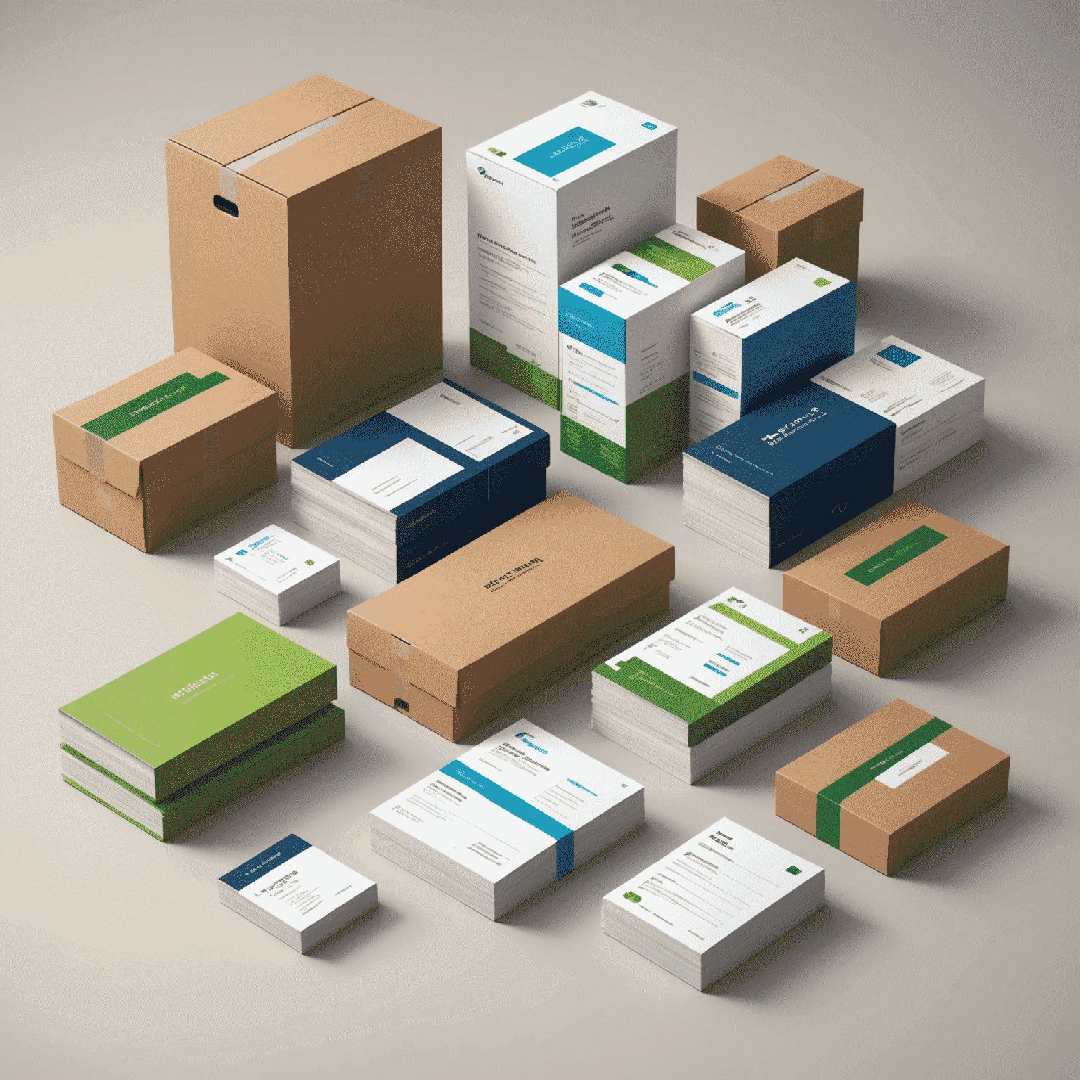 Visual representation of various data package options for businesses